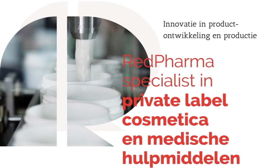 Redpharma - Specialist in private label cosmetica en medische hulpmiddelen